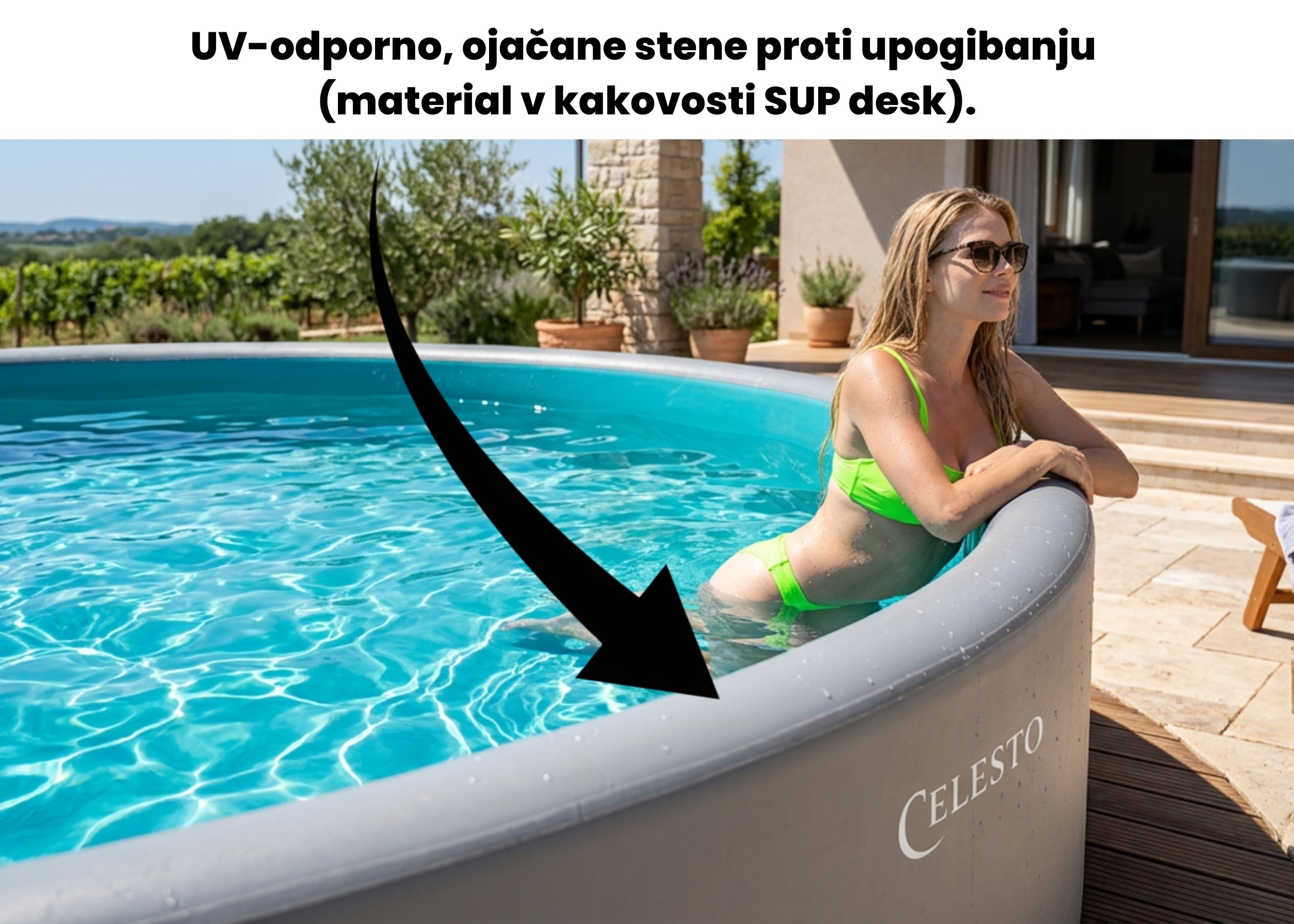 Celesto napihljivi bazen + Darilo🎁
